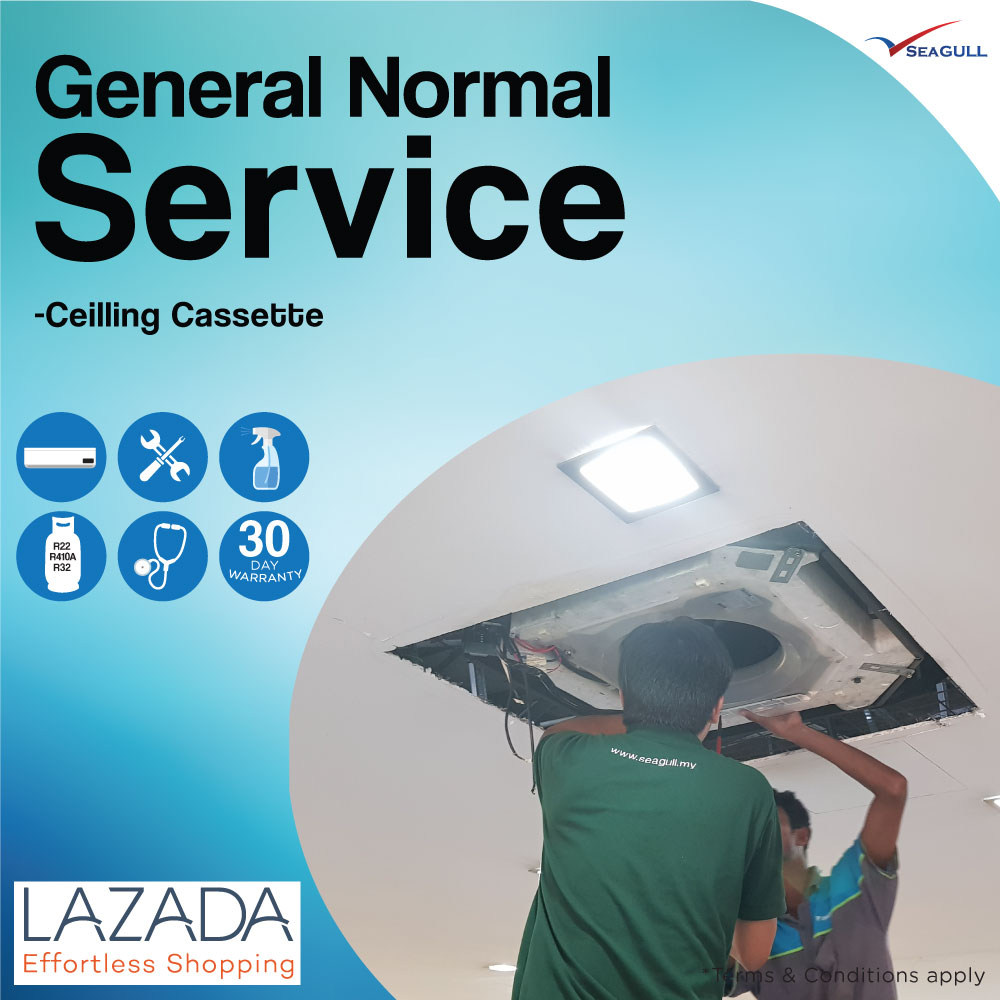 General Normal Service 1 0hp 2 5hp Ceiling Cassette Type