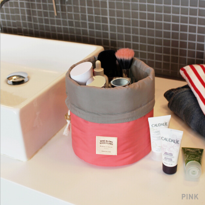 Waterproof Cylinder Cosmetic Storage