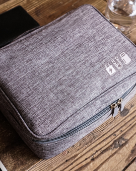 Electronic Storage Bag Data Cable Storage Bag Multi-Function Digital Package - Image 5