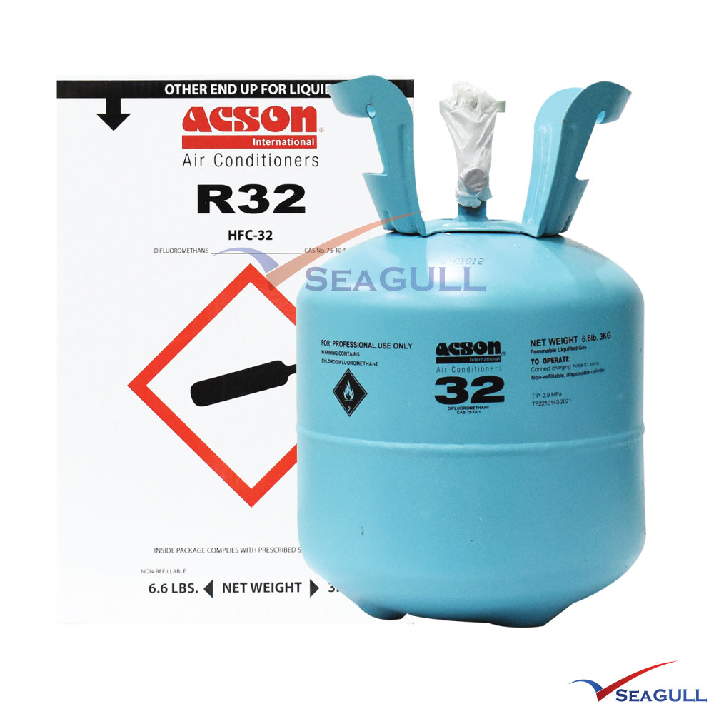 Refrigerant R32, 1,8kg,2L steel bottle, Refrigerants