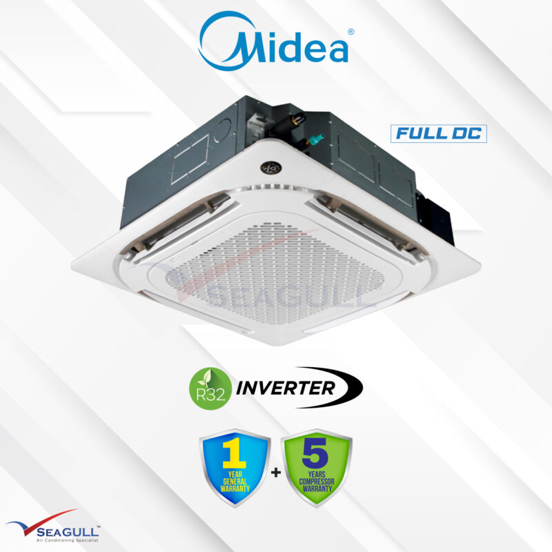 Midea Four-way Ceiling Cassette Inverter R32 5.0HP [FULL DC]