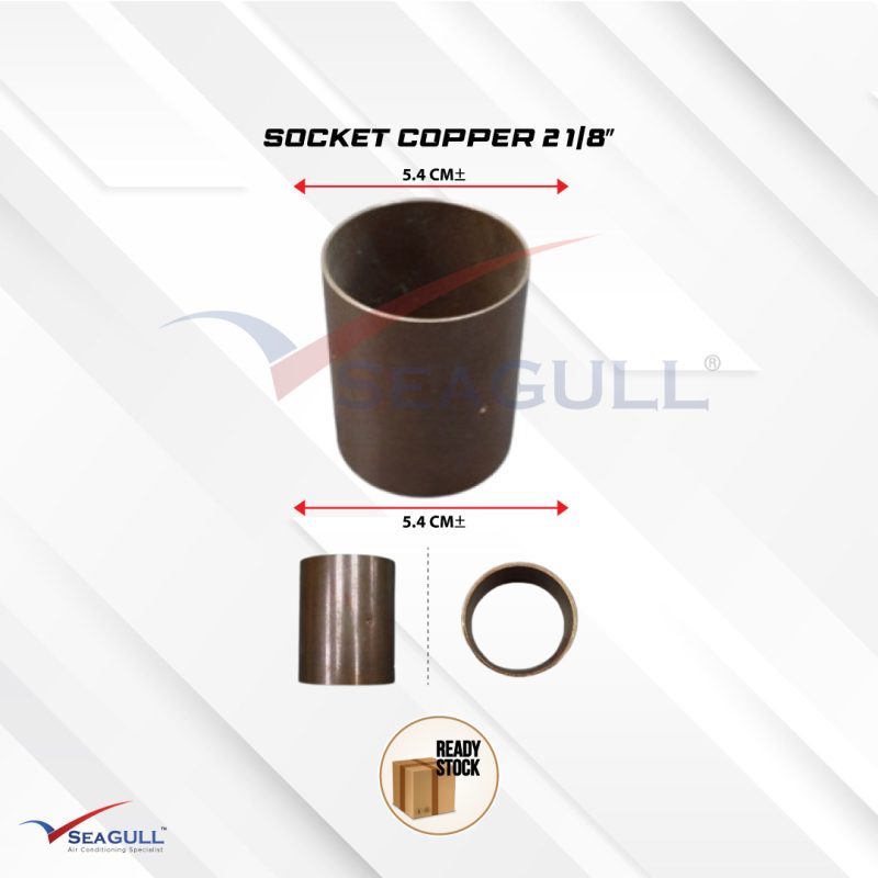 Socket Copper 2 1/8"