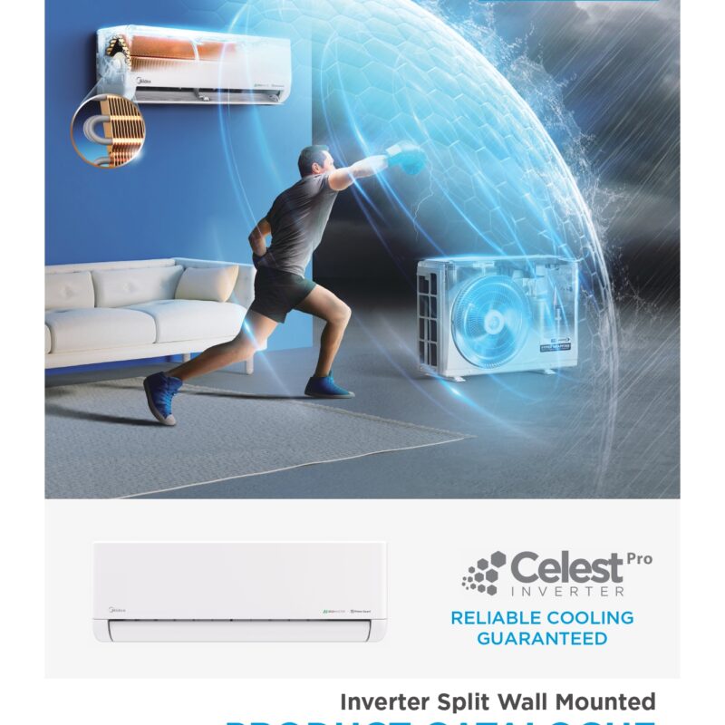 Alternative view of Midea Wall Mounted Celest MSCE Series Inverter R32 2.5HP