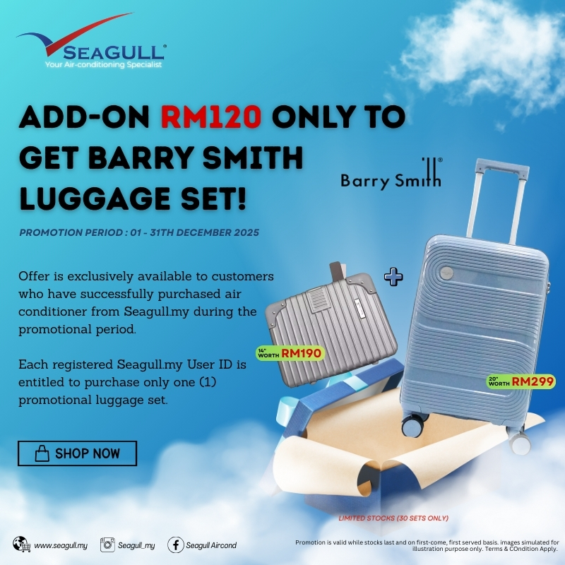 Alternative view of [ADD ON] +RM120 For Barry Smith 14" & 20" Luggage Set