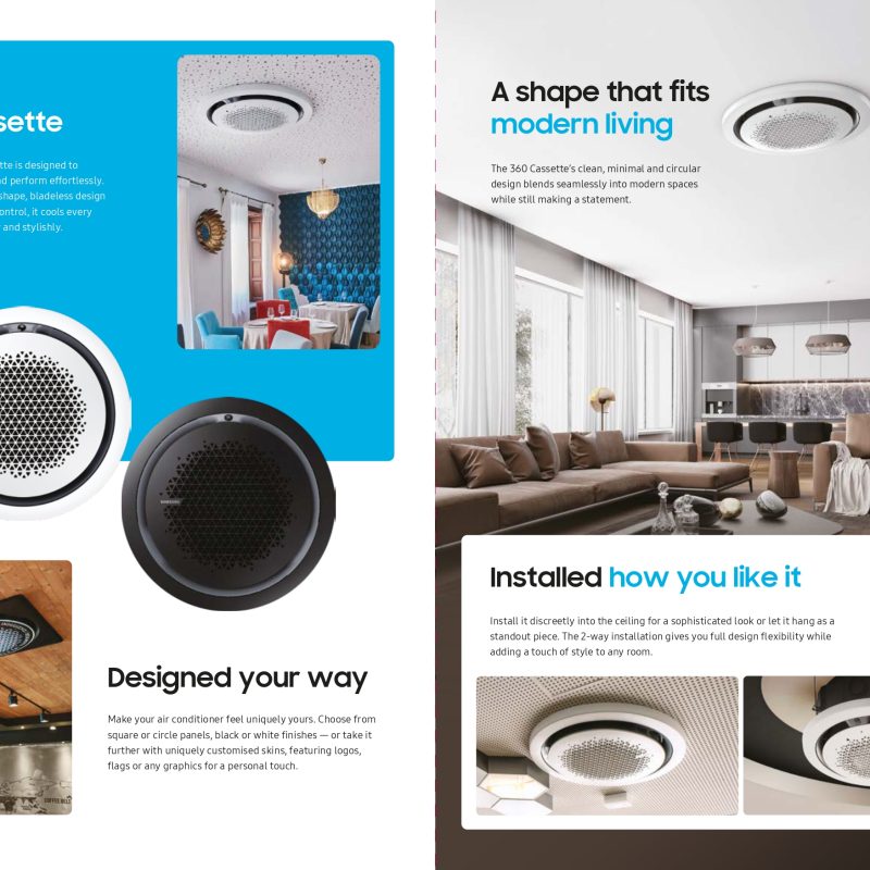 Alternative view of Samsung 360 Round Ceiling Cassette AC052FE6DKF/EA Inverter R32 2.0HP