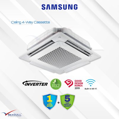 Samsung WindFree Series 4Way Ceiling Cassette AC160FE4DKF/EA Inverter R32 6.0HP