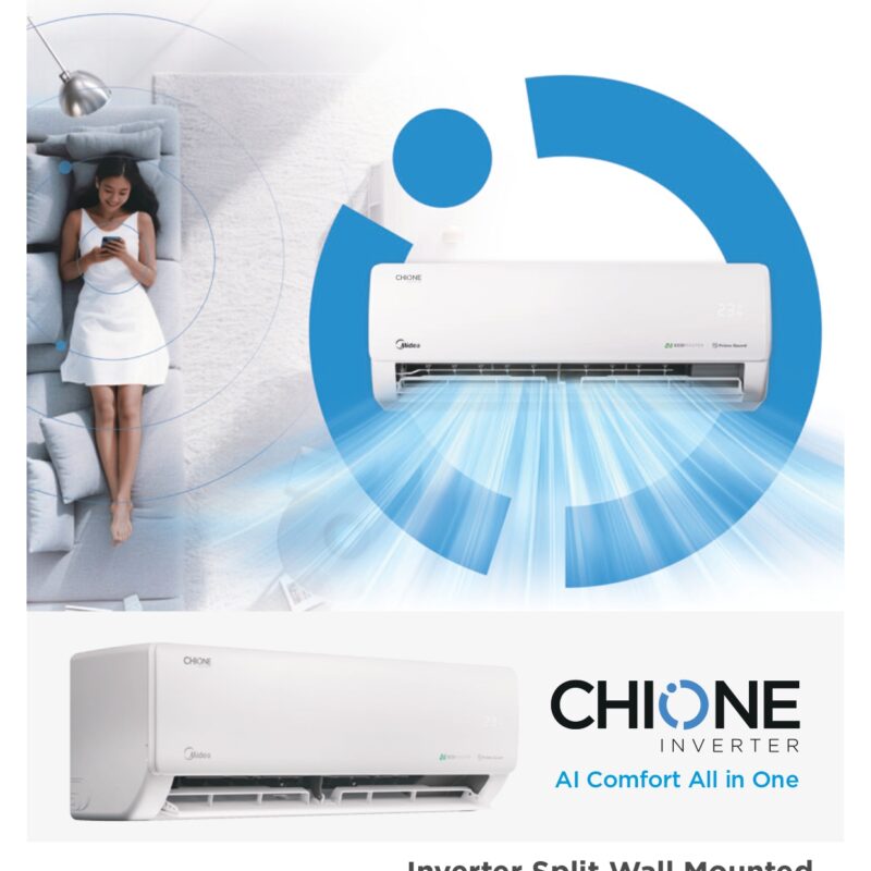 Alternative view of (Wi-Fi) Midea CHIONE MSCH Series Wall Mounted Inverter R32 3.0HP