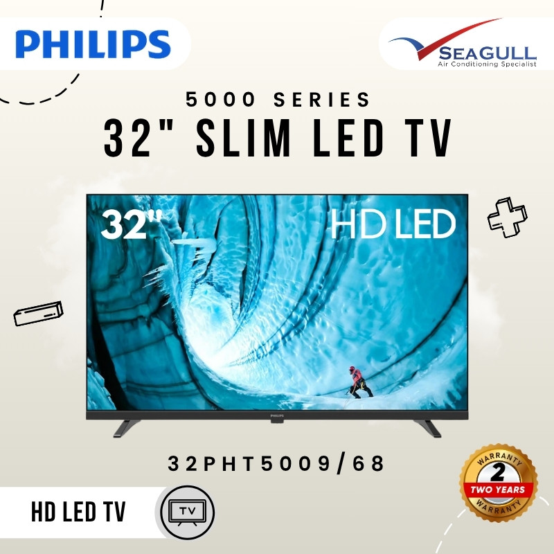 Philips Television (32 Inch) LED TV Slim 32PHT5009/68
