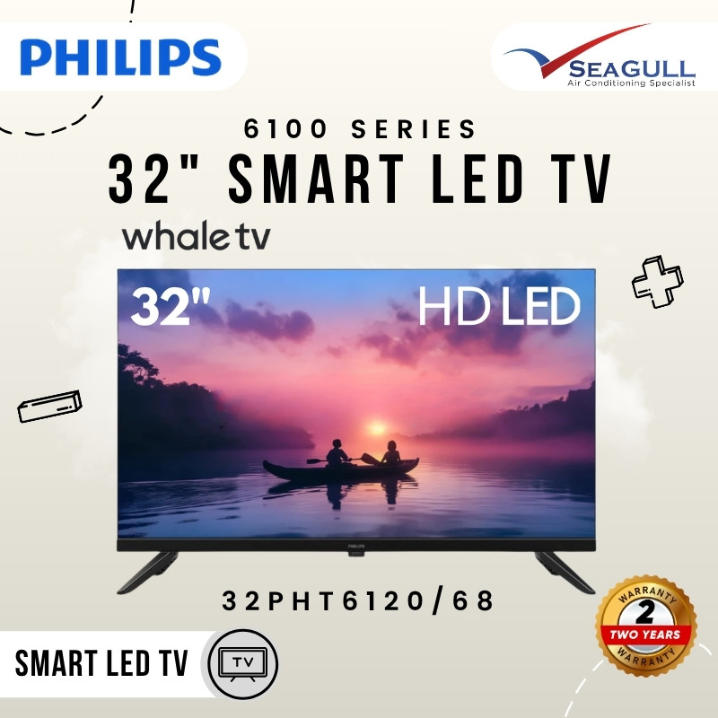 Philips Television (32 Inch) Whale OS Smart LED TV 32PHT6120/68
