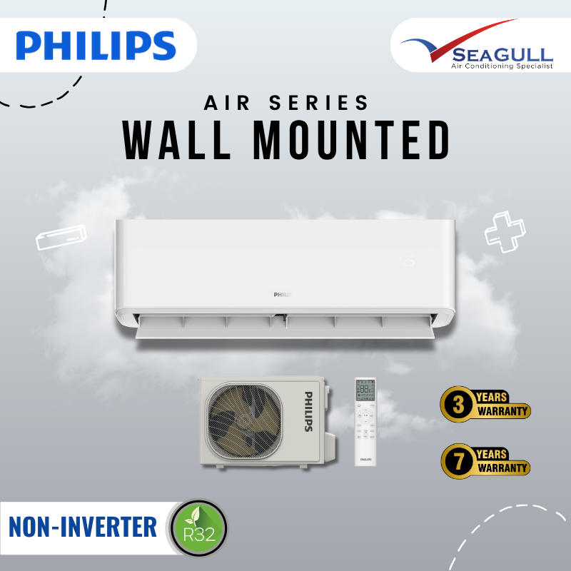 Philips AIR Series Wall Mounted Non-Inverter R32 1.0HP