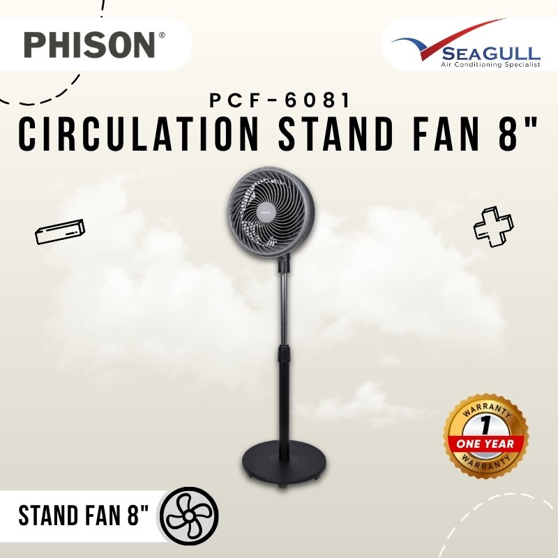 Phison Circulation Stand Fan 8" PCF-6081