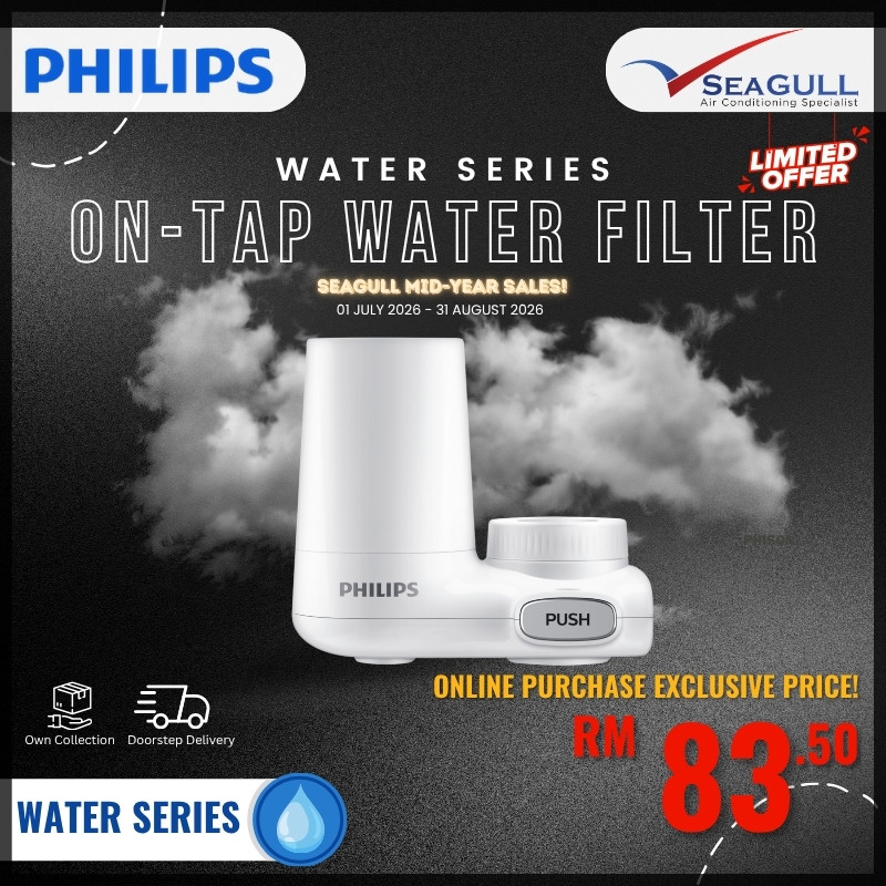 [MID-SALES]Philips Water Series Vertical On-Tap Water Filter AWP3703/97