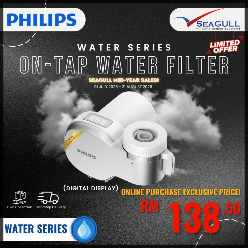 [MID-SALES]Philips Water Series Digital Display On-Tap Water Filter AWP3705P1/97