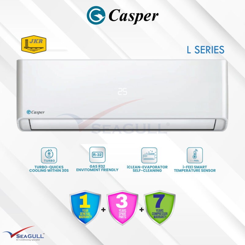 Casper L Series Wall Mounted Non-Inverter R32 1.0HP