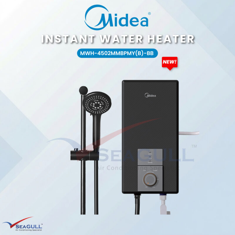 Midea Instant Water Heater With DC Inverter Pump MWH-4502MMBPMY(B)-BB
