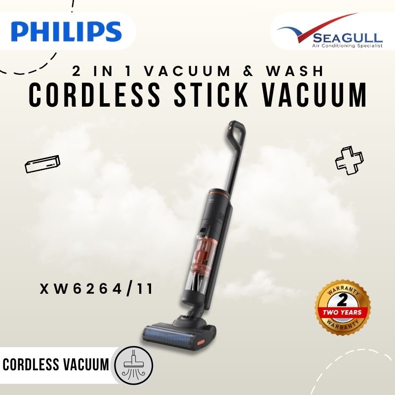 Philips Cordless Stick Vacuum & Wash 2in1 XW6264/11